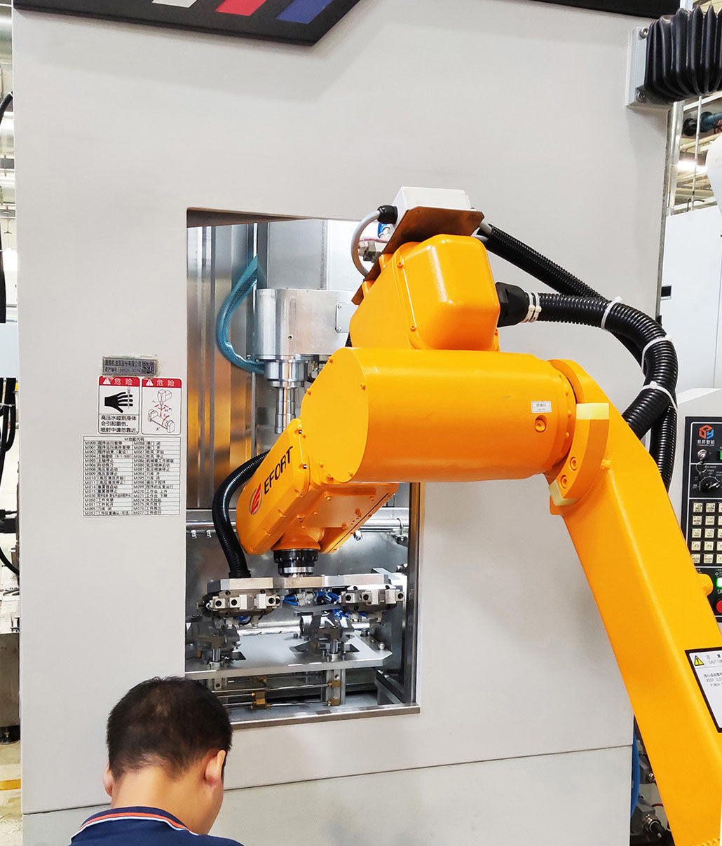 Multi-axis CNC water jet deburring equipment
