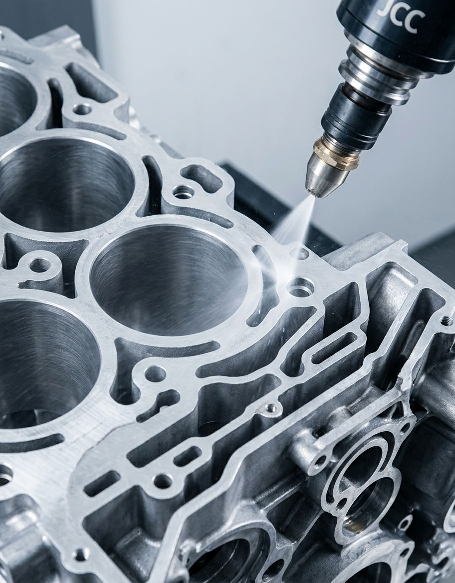 Engine Block Deburring